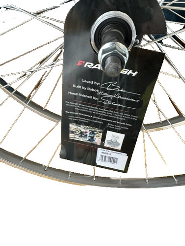 27x1 raleigh alloy - 1/4, pair