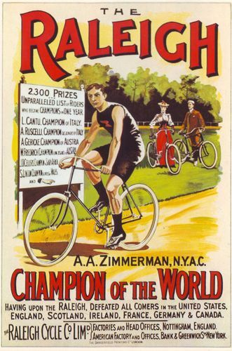 Vintage raleigh racing bike - raleigh,