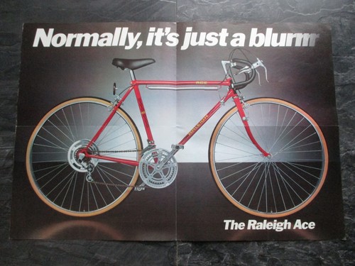 Raleigh ace racing bike - racing,