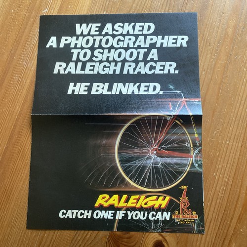 Raleigh racing bike brochure - racing,